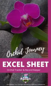 Rastreador de orquídeas de hoja de cálculo de Excel gratuito