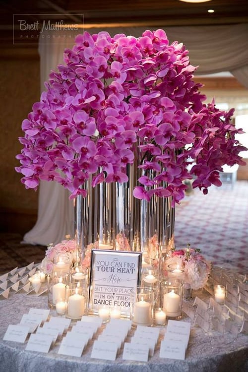 5 ideas de decoración floral para bodas inspiradas en orquídeas