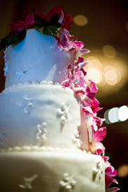 Las orquídeas comestibles son la nueva tendencia en tartas de boda